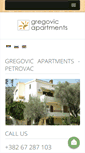 Mobile Screenshot of gregovic-apartments.com